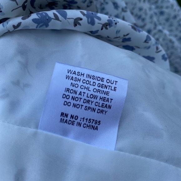 MIKAROSE White Floral Midi Dress NWT Size Medium - Picture 6 of 13